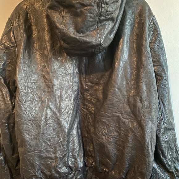 (EVER) Brand Lined 100% Authentic Leather Jacket - Picture 3 of 6